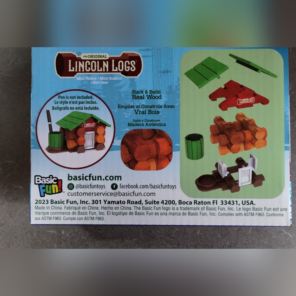 Lincoln Logs Mini Home Building Set - Picture 4 of 5